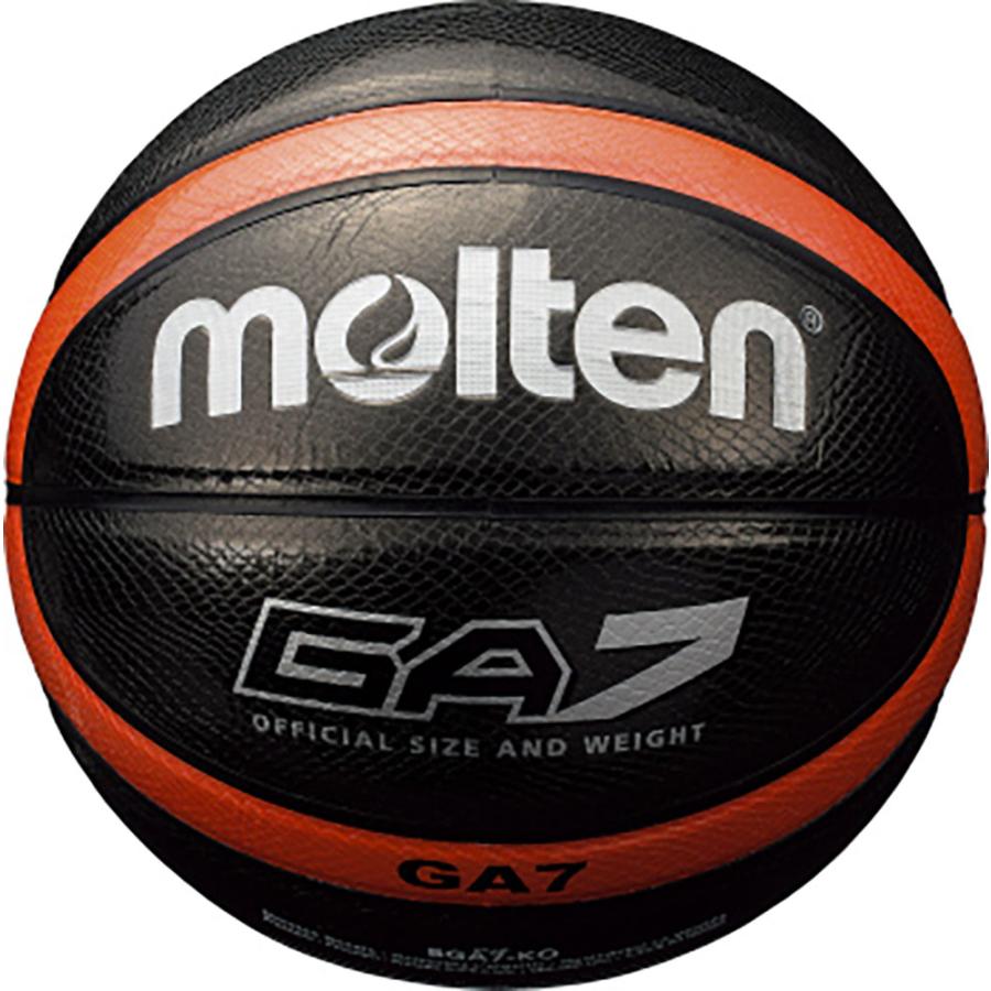 molten（モルテン） バスケットボールGA 7号球 ブラック 中学 高校 