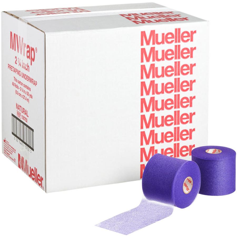 ミューラー MUELLER アンダーラップ Mラップカラー 70mm ビッグパープル 48個入り  130712 MUELLER（ミューラー） アンダーラップ Mラップカラー 70mm ビッグ