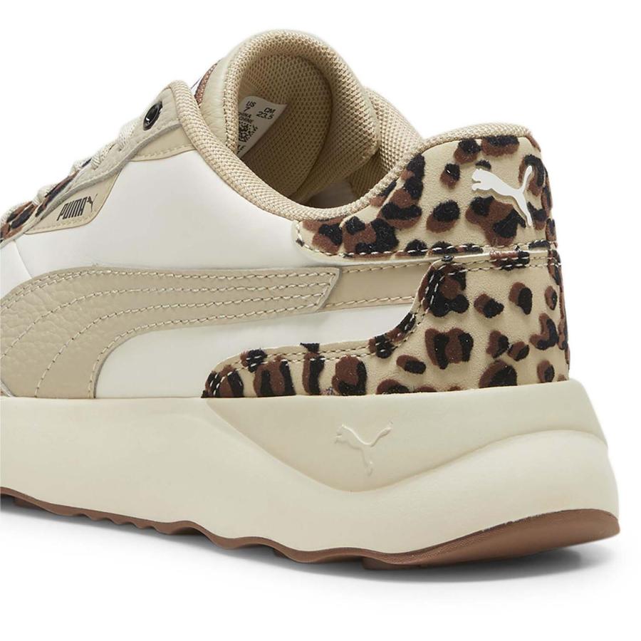 プーマ　スニーカー　ハイカット　ヒョウ柄　レオパード 希少 コラボモデル Puma プーマ ヒョウ柄 24cm ハイカット レディース