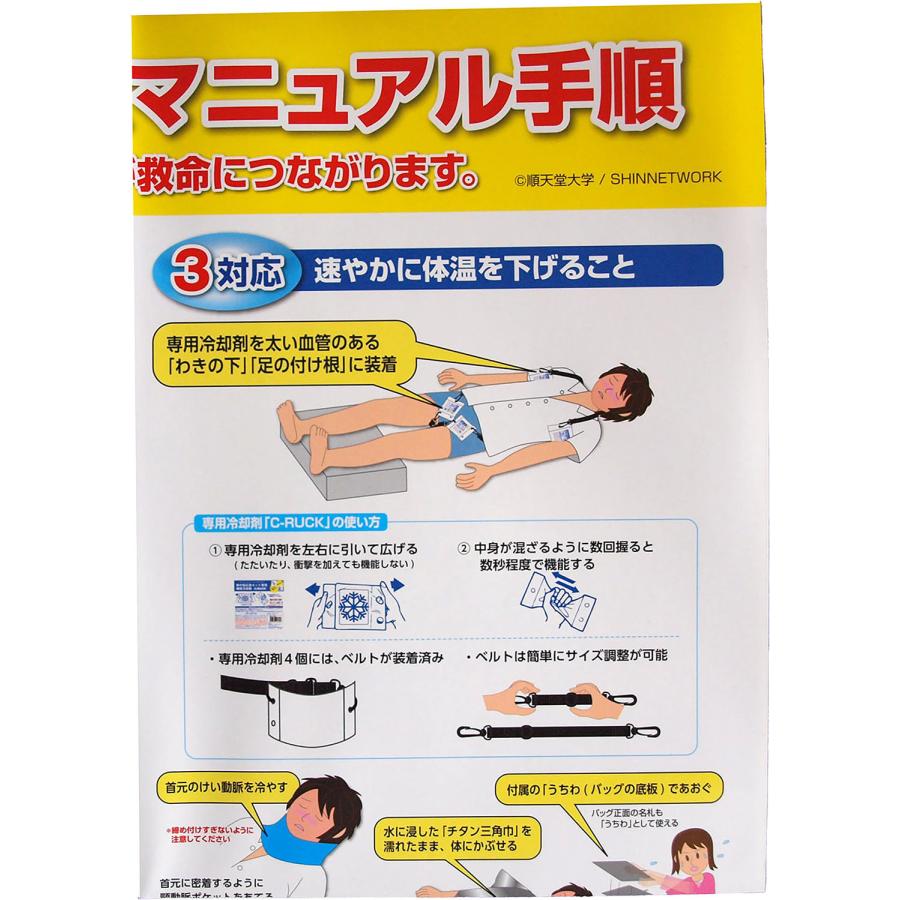 クールビット（coolbit） 熱中症応急マニュアル掲示用ポスター 熱中症