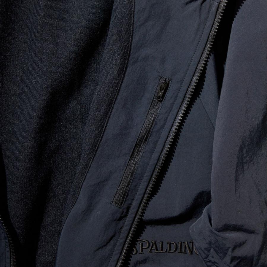 スポルディング SPALDING コートサイド 布帛ジャケット トレーニングウェア WUPフハクジャケット メンズ レディース ワッシャーナイロン ポケット 起_4