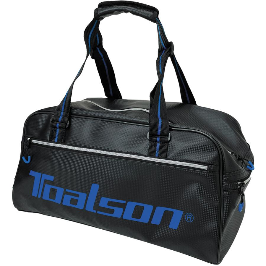 トアルソン Toalson テニス ボストンバッグ BOSTON BAG ブラック シューズ ダッフルバッグ 持ち運び 練習 試合 大会 ツアーバッグ ポケット 部活 クラブ トレーニング  1FT2208K TOALSON（トアルソン） ボストンバッグ BOSTON BAG ブラック シューズ