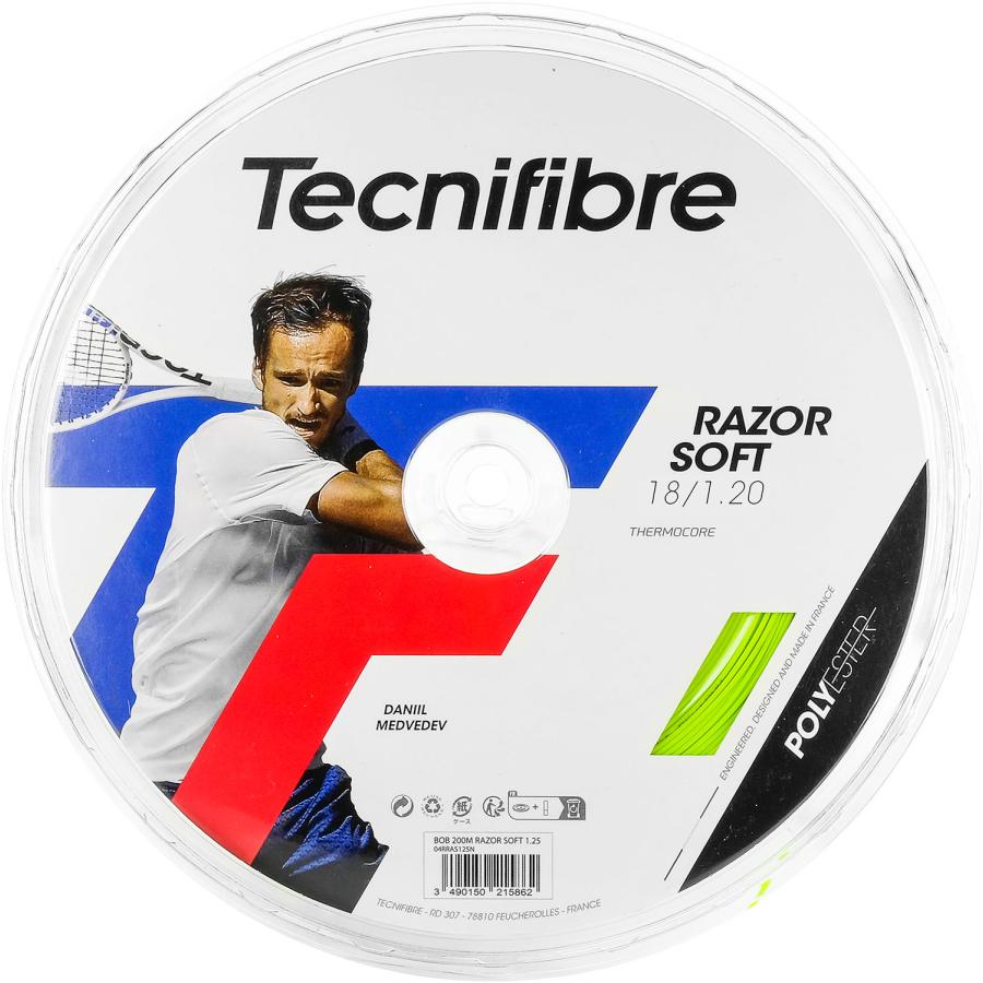 テクニファイバー TCF-04RRAS120L BOB 200M RAZOR SOFT 1.20（ライム）[TCF04RRAS120L] 返品種別A Tecnifibre（テクニファイバー） Tecnifibre BOB 200M RAZOR SOFT 1.20