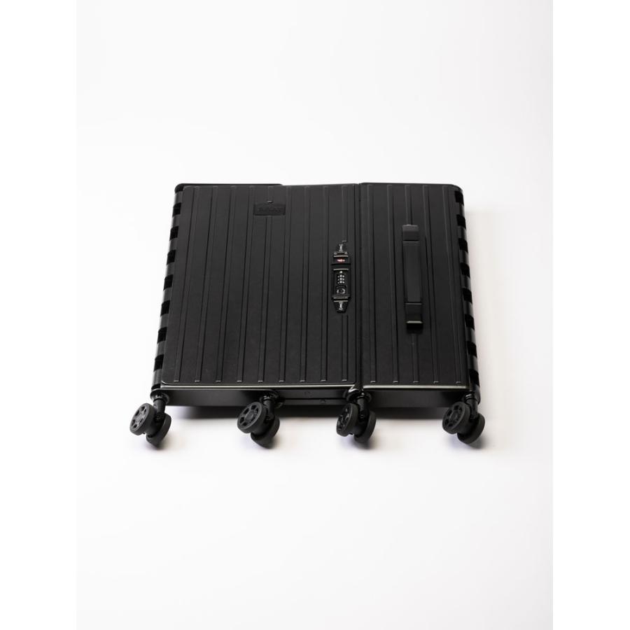 ＆.FLAT アンドフラット 折り畳めるキャリーケース メタリックカラー