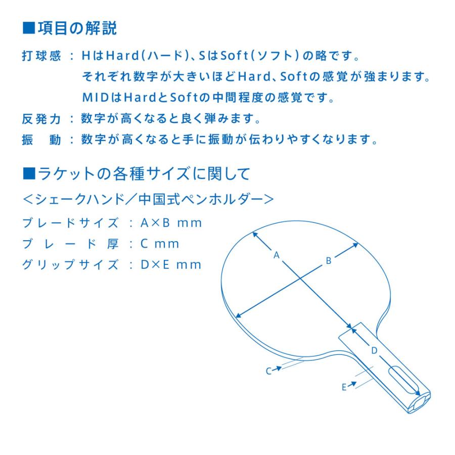 VICTAS ヴィクタス 卓球 スワット カーボン SWAT CARBON ラケット 攻撃用 シェーク 310035｜shz-yah｜06