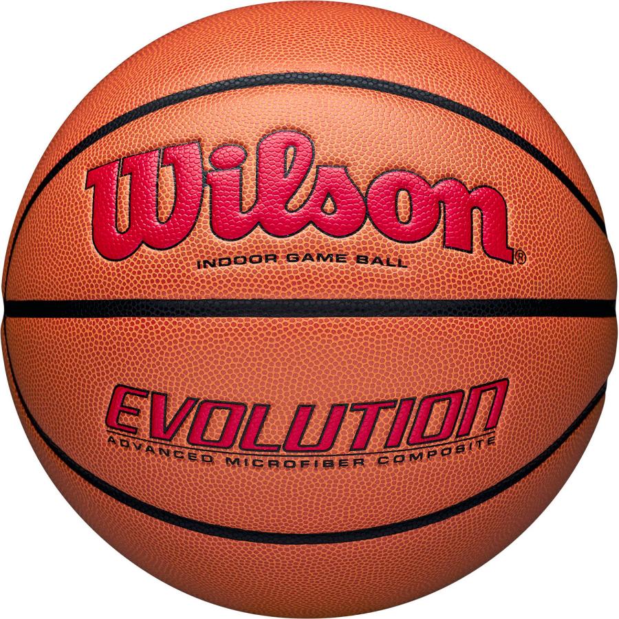 Wilson（ウィルソン） WIL-0595XB0605 EVOLUTION ゲームボール（人工皮革）　6号球（オレンジ/スカーレット）[WIL0595XB0605] 返品種別A Wilson（ウイルソン） Wilson EVOLUTION ゲームボール オレンジ