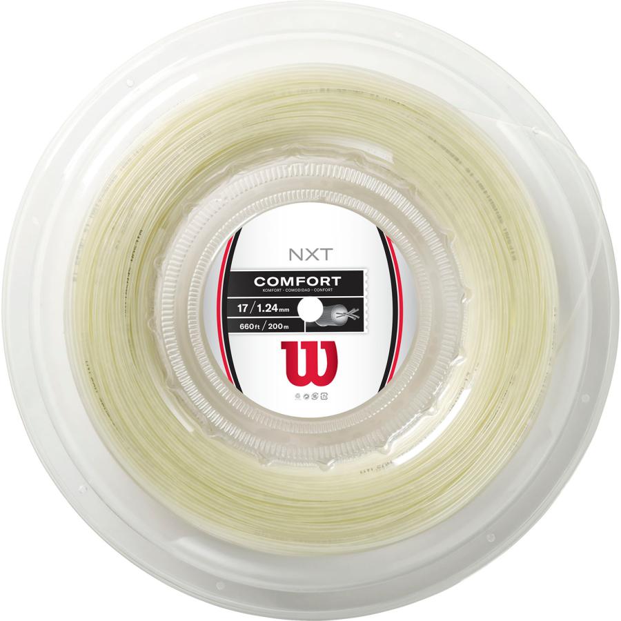 Wilson ウイルソン NXT 17 200M REEL Natural 17G テニス 硬式ガット WR83112011 Wilson（ウイルソン） Wilson NXT 17 200M REEL NATURAL 17G