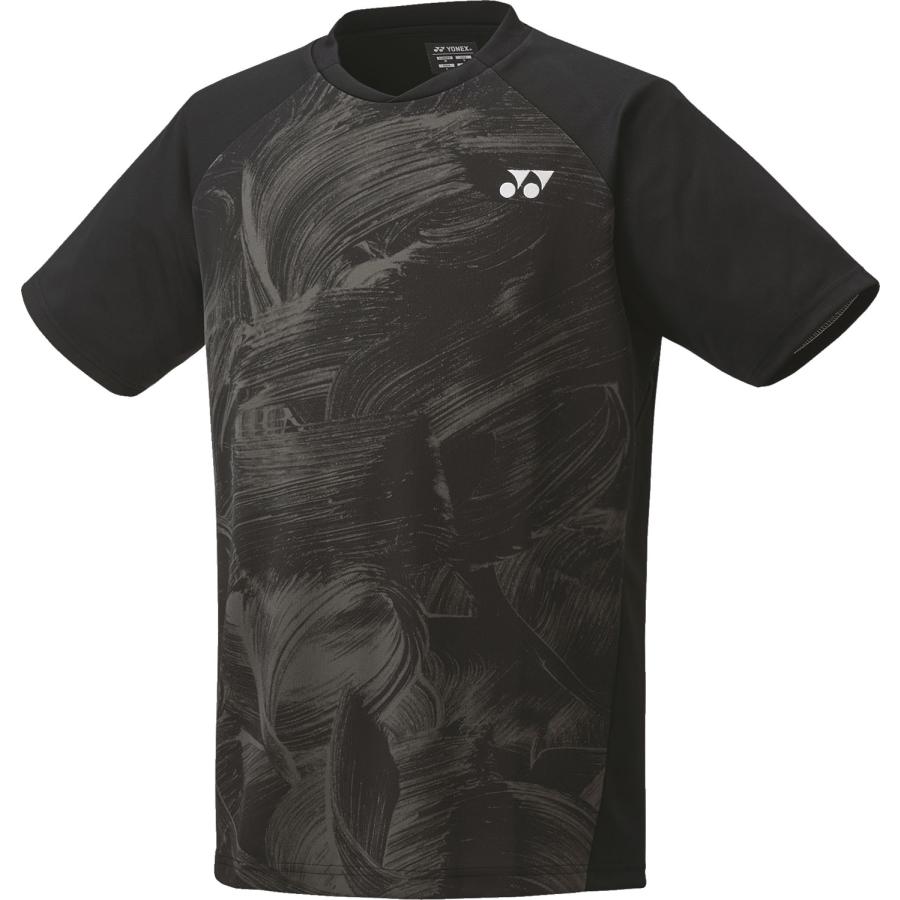 YONEX ゲームシャツ　黒　リバティ柄 YONEX（ヨネックス） ユニゲームシャツ フィットスタイル シャツ