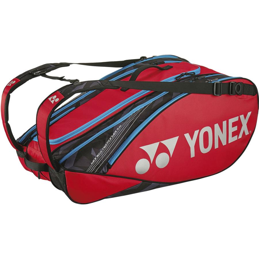 Yonex ヨネックス 訳あり品送料無料 ラケットバッグ9 テニス9本用 タンゴレッド 最新作の BAG2202N