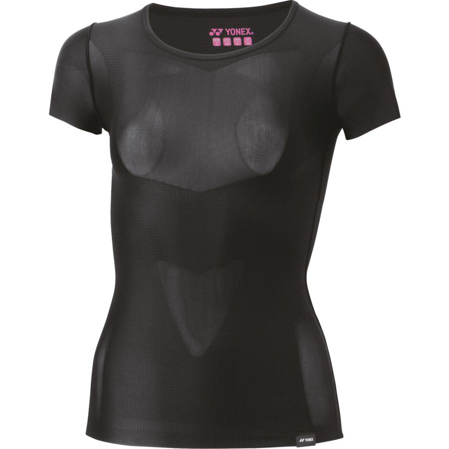 ヨネックス YONEX ウィメンズUネック半袖シャツ 機能インナー コンプレッション アスリートモデル アンダーウエア 着圧 UVカット ストレッチ 試合 トレーニング レディース  STBA1512 YONEX（ヨネックス） ウィメンズUネック半袖シャツ 機能インナー