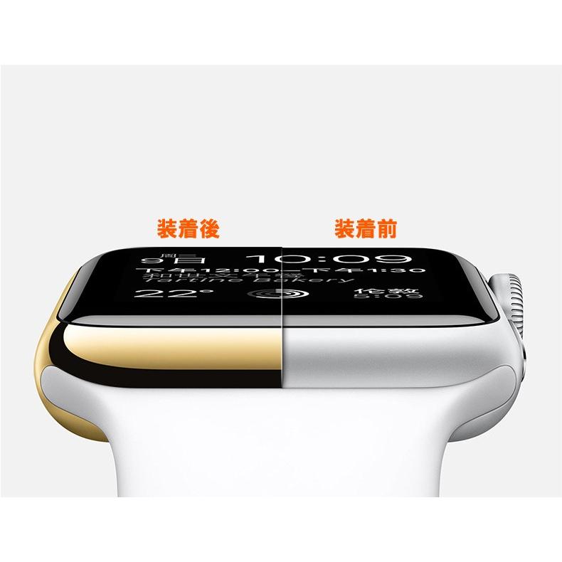 apple watch series 2対応　フルカバー　一体式ケース　アップルウォッチ カバー　メッキ加工ケース　全4色　送料無料｜shzshop｜02