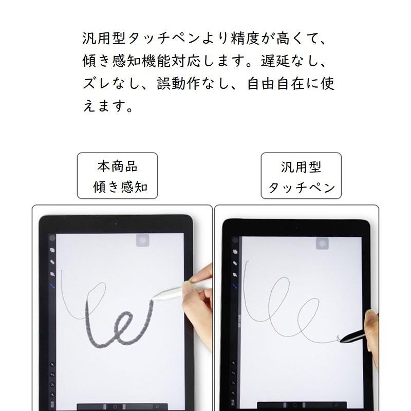 タッチペン 極細 iPad スタイラスペン Type-C充電 超高感度 軽量 iPad