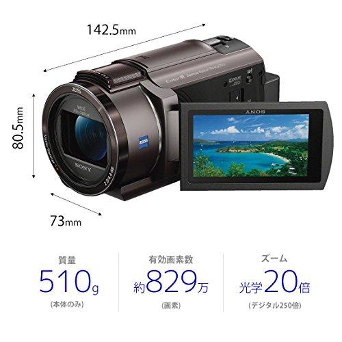 ソニー SONY ビデオカメラ FDR-AX40 4K 64GB 光学20倍 ブロンズ