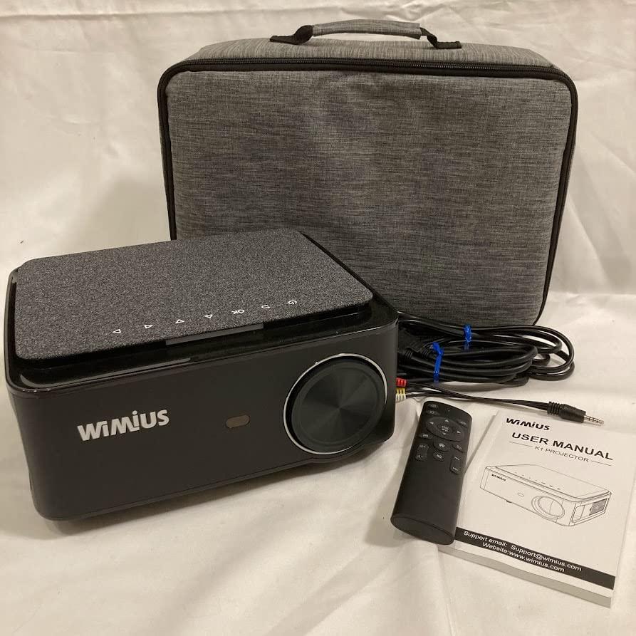 WiMiUS K1プロジェクター15000lm 1080PフルHD 5GWiFi&Bluetooth5.1