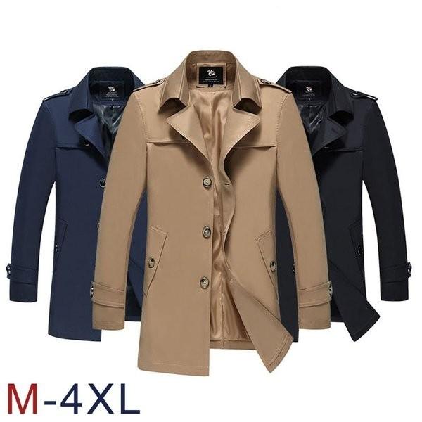 予約販売品 トレンチコート メンズ ビジネス 通勤コート ジャケット アウター ブランド 無地 紳士 秋コート Baik1 シースショップ 通販 Yahoo ショッピング 新発 Mail Alrayan University Edu Ye