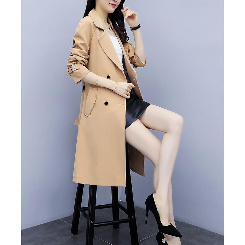 トレンチコート レディース スプリングコート ライトアウター 体型カバートレンチコート ロング アウターコート スーツに合う アウター 入学式 卒業式 Liuc33 シースショップ 通販 Yahoo ショッピング
