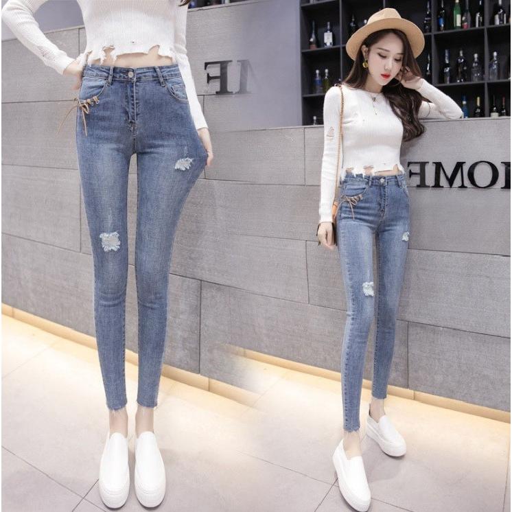 デニムパンツ ライトウォッシュ ボーイフレンドデニム ダメージジーンズ ジーパン クラッシュ ロールアップ レディース ボトムス Liupan8 シースショップ 通販 Yahoo ショッピング