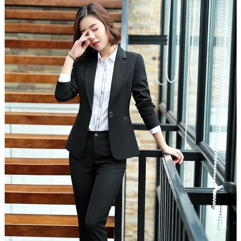 レディーススーツ上下スーツ スカート パンツ3点セット OL通勤 面接