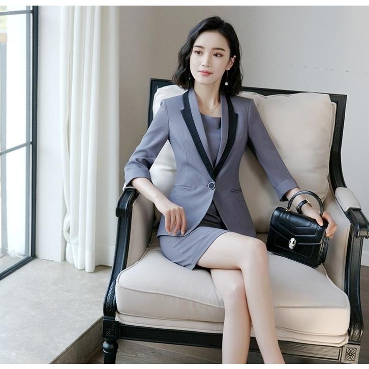 レディーススーツ上下スーツ ワンピース 2点セット Ol通勤 面接 ビジネス オフィス フォーマル 七五三入学式 入社 卒業式 五分袖 Su22 シースショップ 通販 Yahoo ショッピング