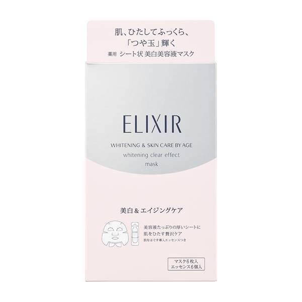 ELIXIR ホワイトクリアエフェクトマスク 6枚入り　　　3箱 エリクシールホワイト クリアエフェクトマスク美容液+マスク6回分