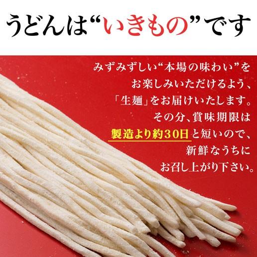 母の日 2024 プレゼント ギフト 食べ物 うどん 讃岐うどん 送料無料 セール 太麺 本場 6人前 セット お取り寄せ  特産品 名物商品 gift6nin｜siawaseseimen｜06