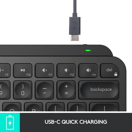 ロジテック Logitech MX KEYS MINI ブラック US配列 920-010475 ロジテック Logitech MX KEYS MINI ブラック US配列 920-010475