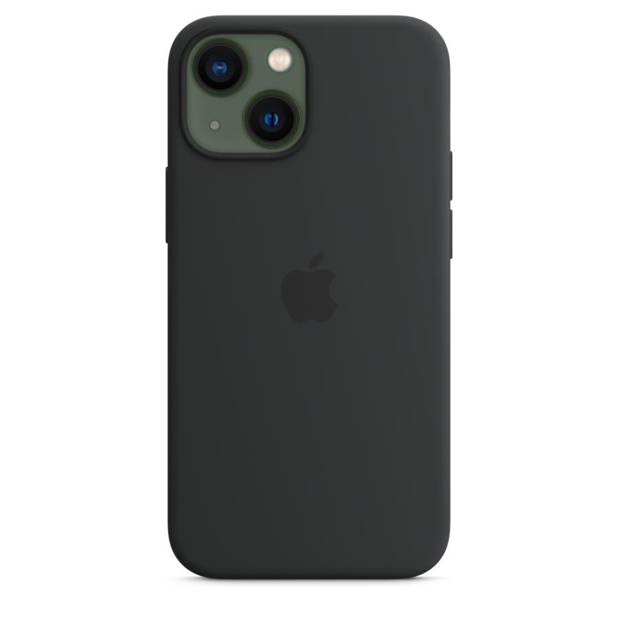 開封品・未使用 Apple 純正 iPhone13 mini シリコンケース ミッドナイトブラック 黒 MagSafe対応 13ミニ 並行輸入品  アイフォン apple純正ケース SIBA13mini
