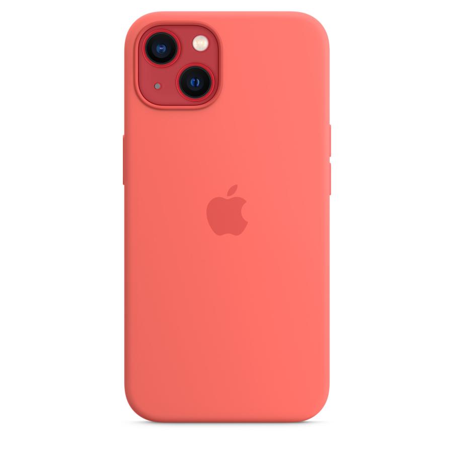 Apple 純正 iPhone13 シリコンケース ピンクポメロ MagSafe対応 アップル マグセーフ 並行輸入品 apple純正ケース siba13｜siba-y-store｜07