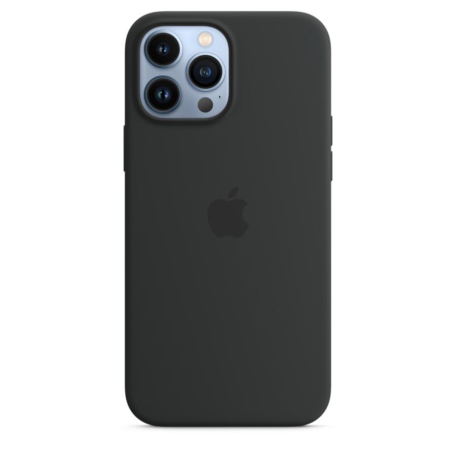 Apple 純正 iPhone13 Pro Max シリコンケース ミッドナイトブラック 黒 MagSafe対応 アップル 並行輸入品 apple純正ケース｜siba-y-store｜05