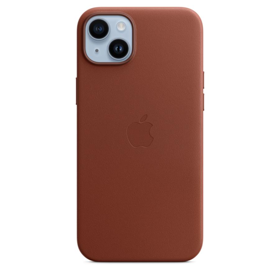 Apple 純正 iPhone 14 Plus レザーケース アンバー ブラウン Apple 純正 iPhone 14 Plus レザーケース アンバー ブラウン