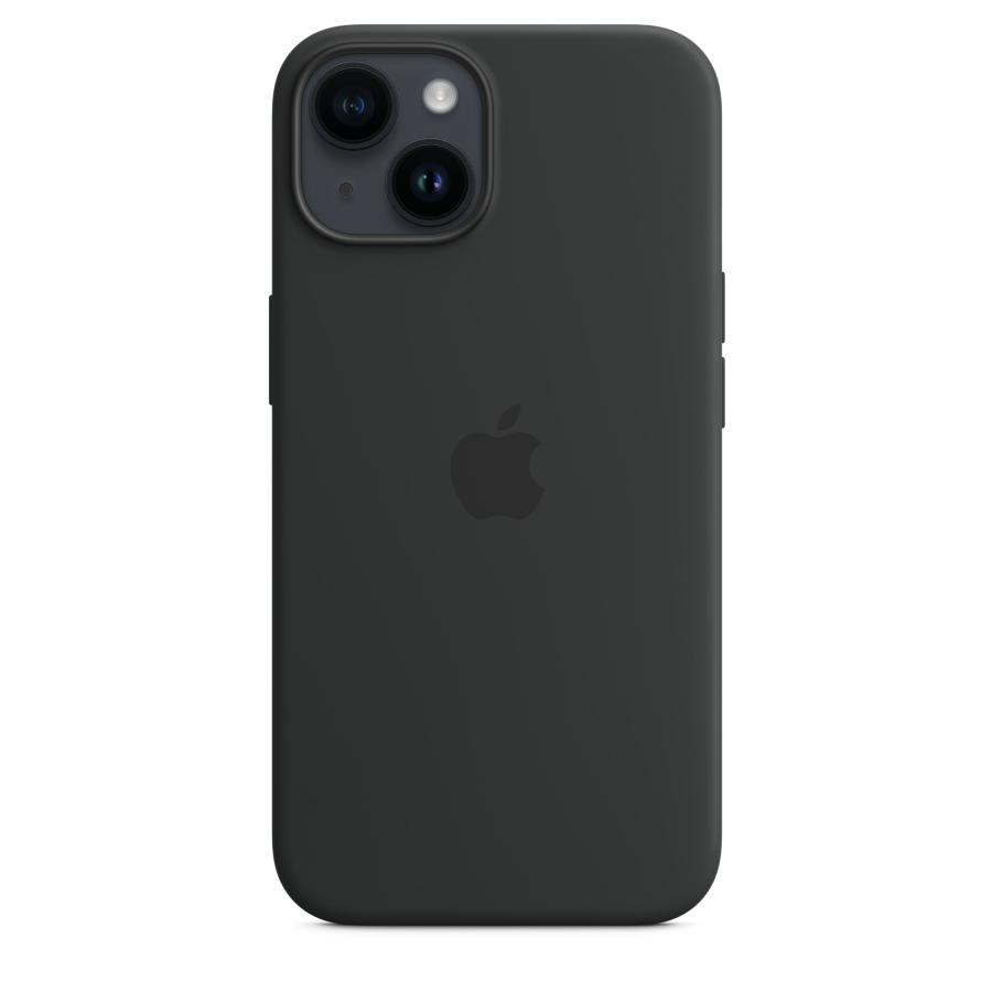 Apple 純正 iPhone 14 シリコンケース ミッドナイト ブラック 黒 MagSafe 対応 アップル アイフォン14 並行輸入品 apple純正ケース siba14｜siba-y-store｜04