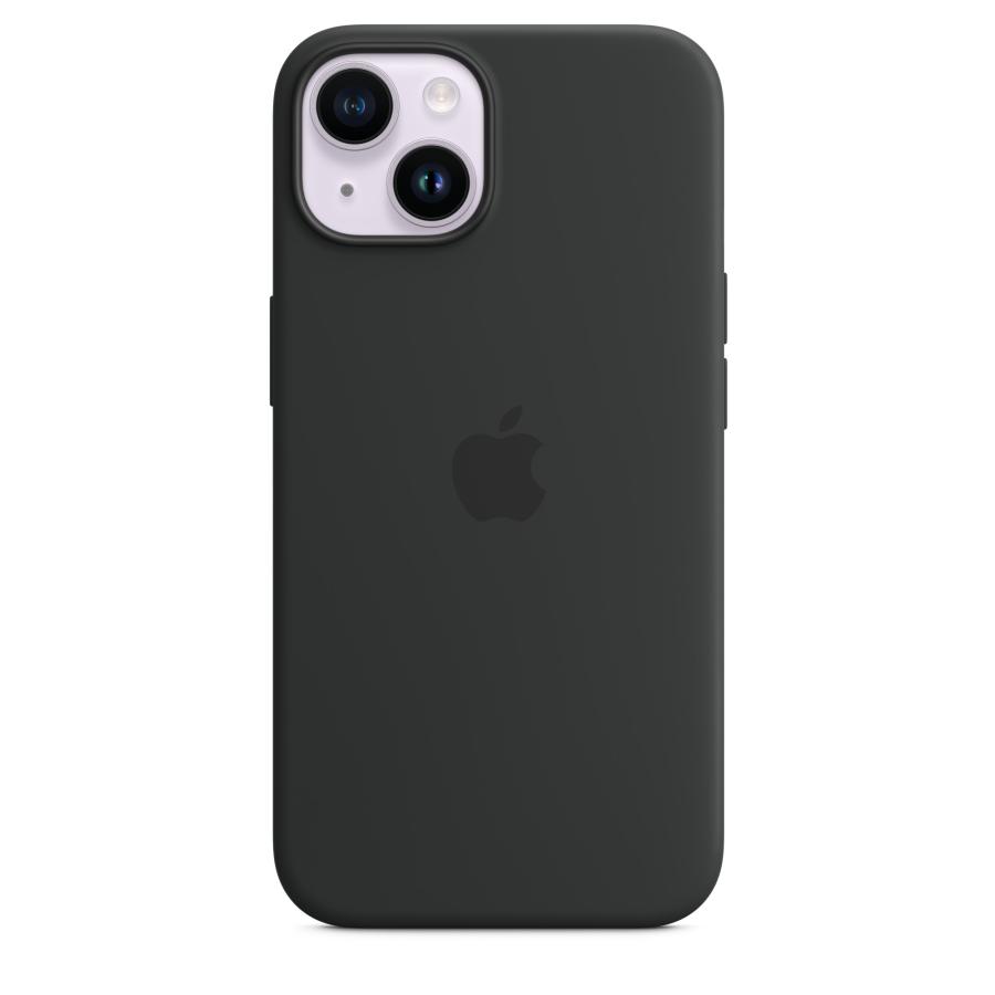 Apple 純正 iPhone 14 シリコンケース ミッドナイト ブラック 黒 MagSafe 対応 アップル アイフォン14 並行輸入品 apple純正ケース siba14｜siba-y-store｜05