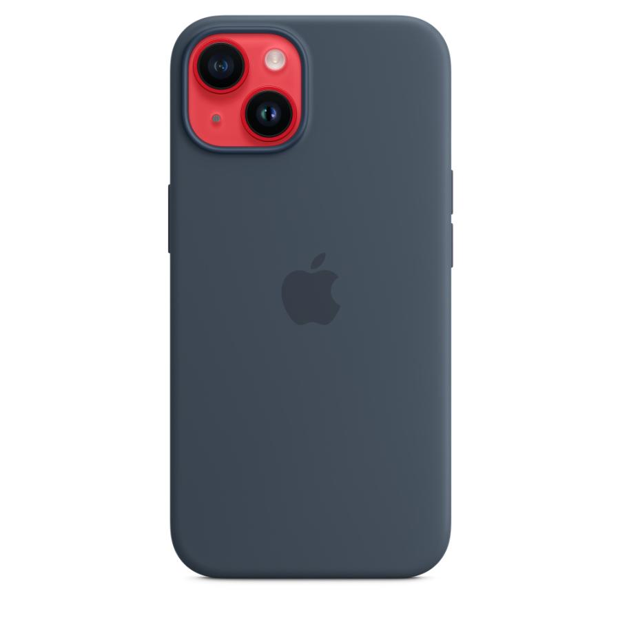 Apple 純正 iPhone 14 シリコンケース ストームブルー 青 ネイビー MagSafe 対応 アップル アイフォン14 並行輸入品 apple純正ケース siba14｜siba-y-store｜09