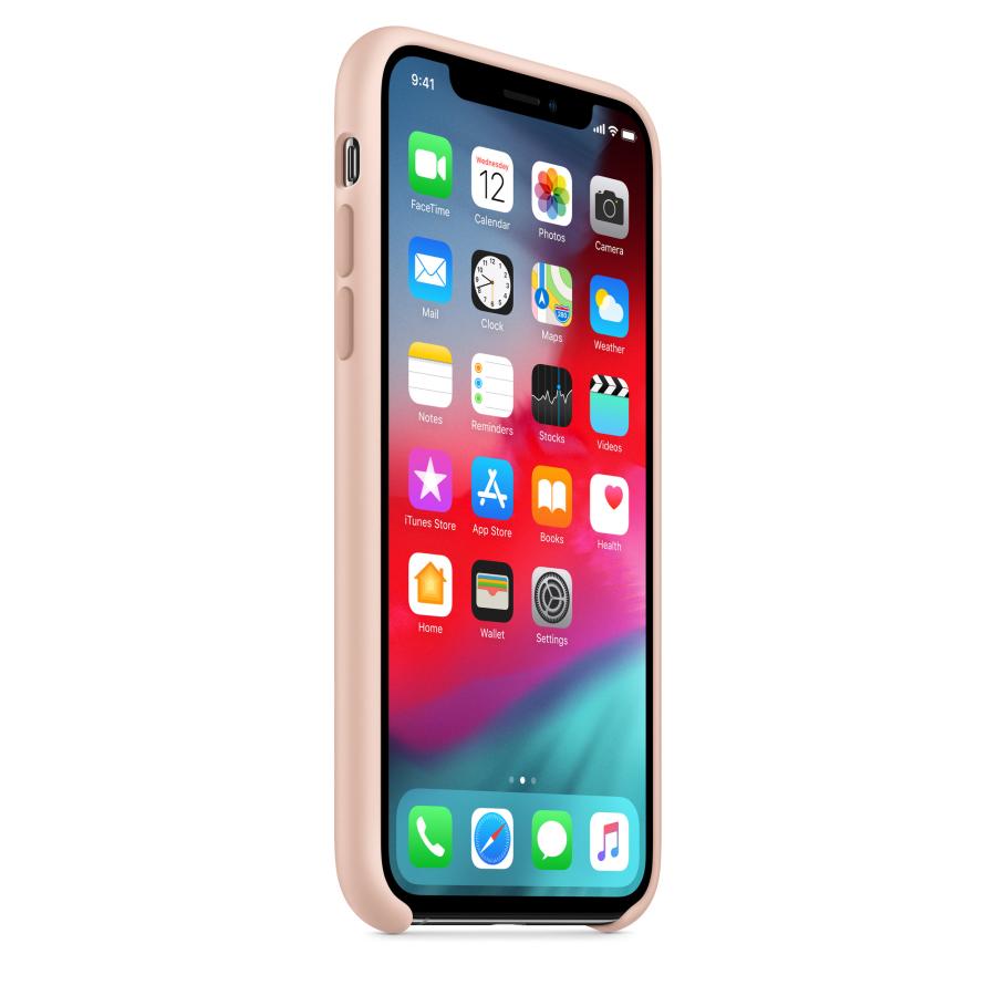 Apple 純正 iPhone XS Max シリコンケース ピンクサンド