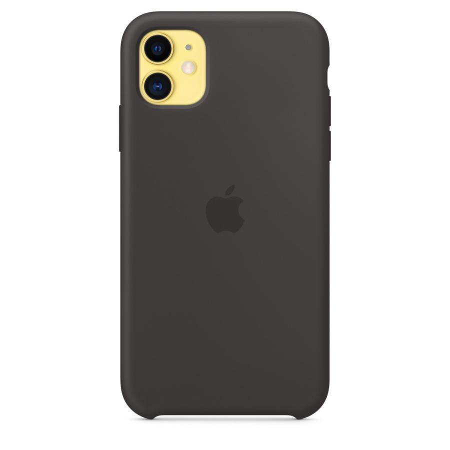 Apple 純正 iPhone11 シリコンケース ブラック 黒 アップル silicone case 並行輸入品 apple純正ケース｜siba-y-store｜06