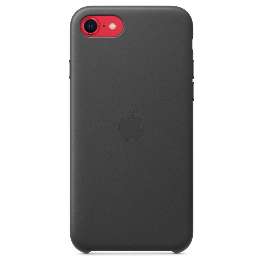 Apple iPhone SE (第2世代) ブラック ケース付き Apple 純正 iPhone SE 第2世代 | 8 7 レザーケース ブラック 黒