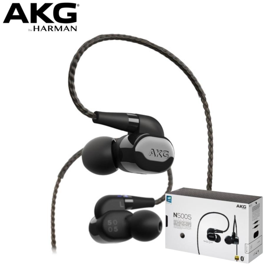 くつろぎカフェタイム 新品未使用 AKG N5005 ハイレゾ イヤホン black