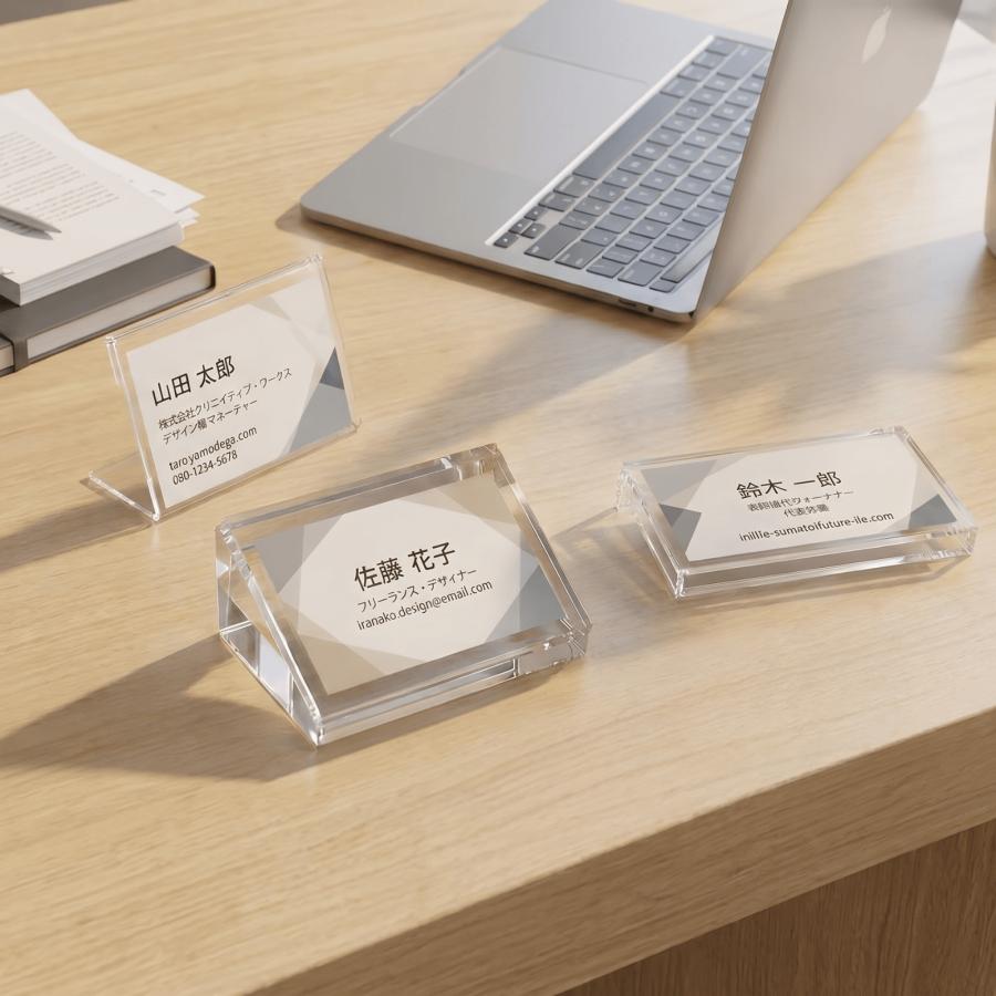 アクリル本舗 カードスタンド 120x80mm 値札スタンド アクリルフレーム