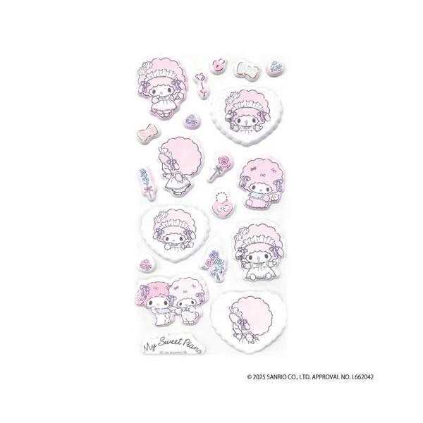 マイスウィートピアノ ぷくぷくシール サンリオ MP19-01 NIC