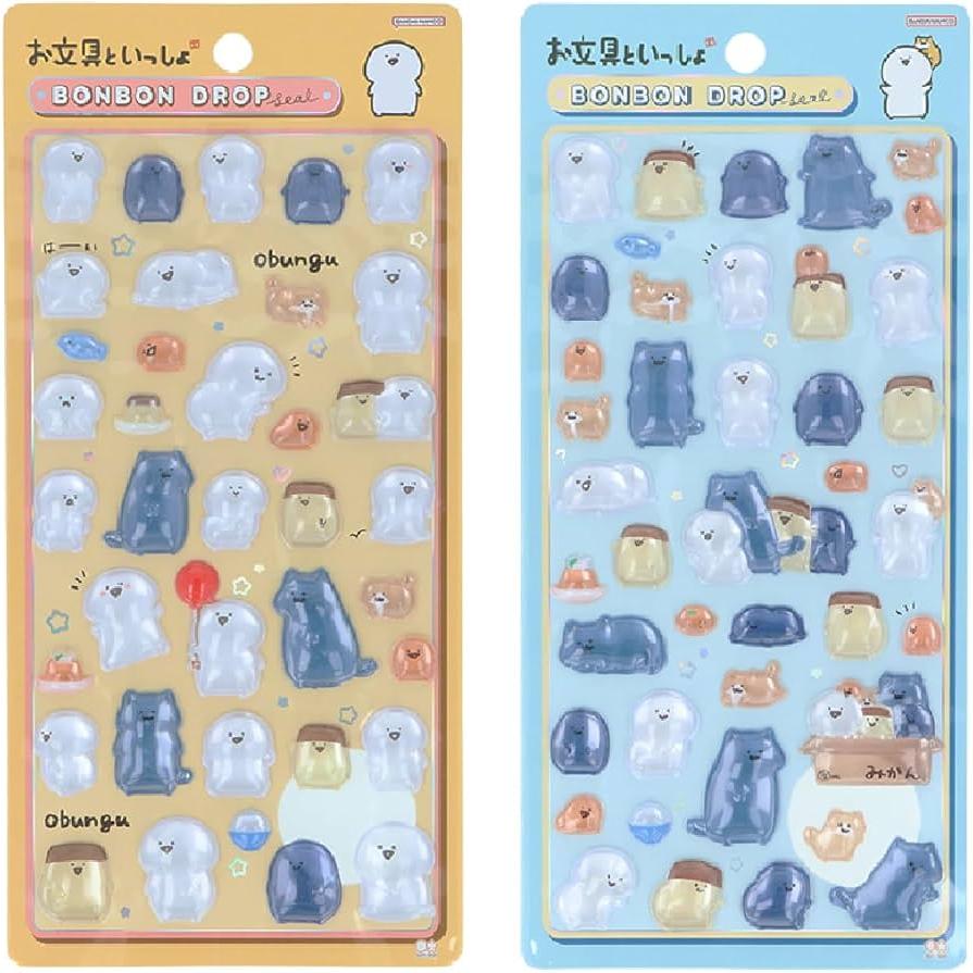 サンスター文具 ボンボンドロップシール お文具といっしょ 正規品です