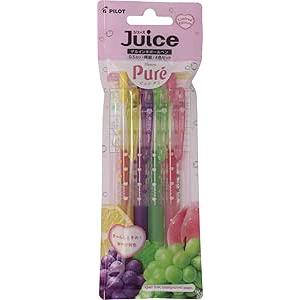 ジュース PILOT ピュレグミ ジュースボールペン 4色セット クラシック