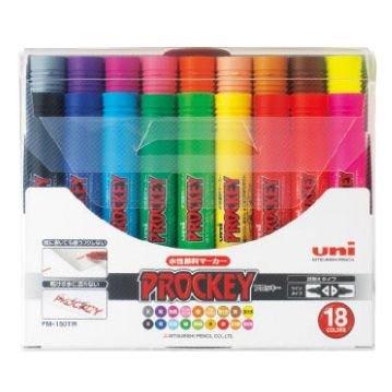 三菱鉛筆 プロッキー 18色セット PM-150TR 18C お取り寄せ商品です
