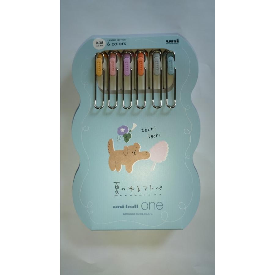 ユニボール ワン ユニボールワン 夏のゆるマトペカラー 6色セット 0.38