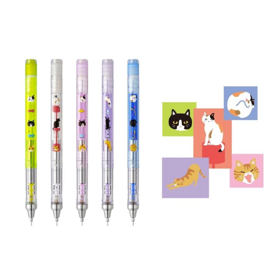 MONO モノグラフシャープ 「気ままなかわいい猫柄デザイン」 トンボ
