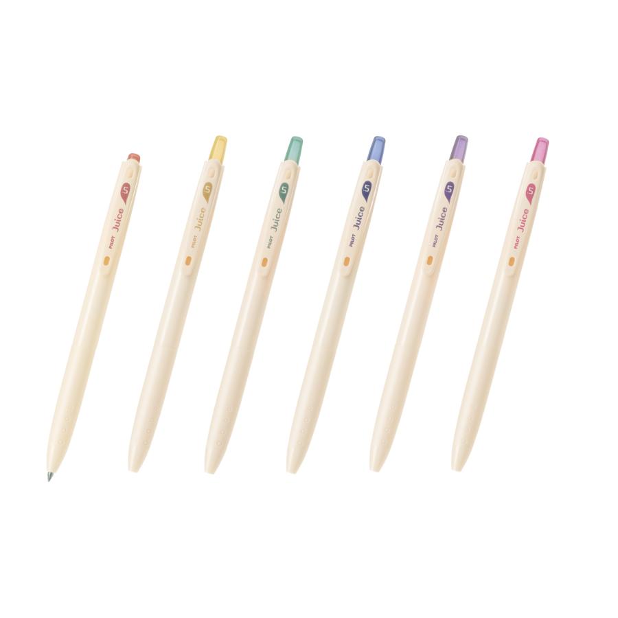 ジュース PILOT 限定 ジュースゲルインキボールペン 「くすみカラー