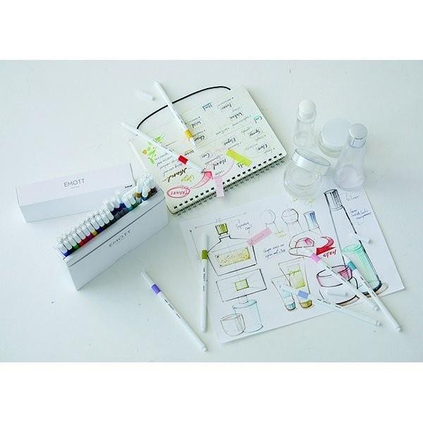 三菱鉛筆 水性サインペン EMOTT エモット 40色アソート(お取り寄せ商品