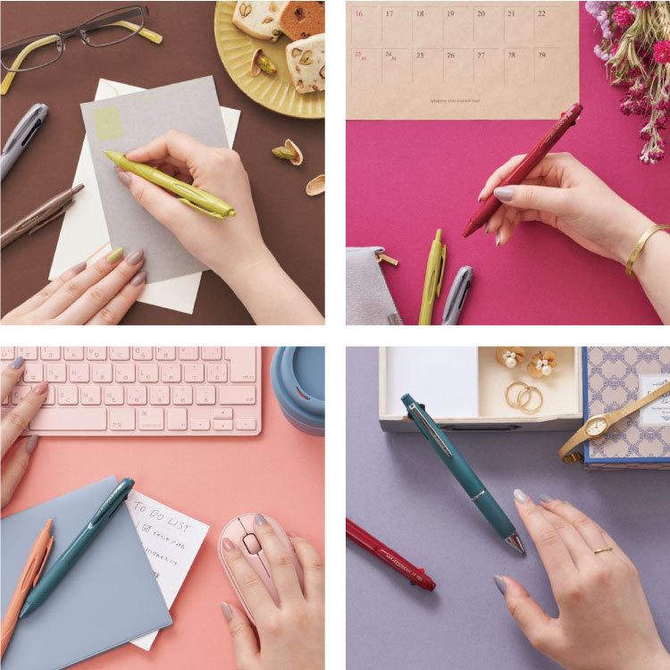 三菱鉛筆 ジェットストリーム ハピネスカラー 3色ボールペン 数量限定