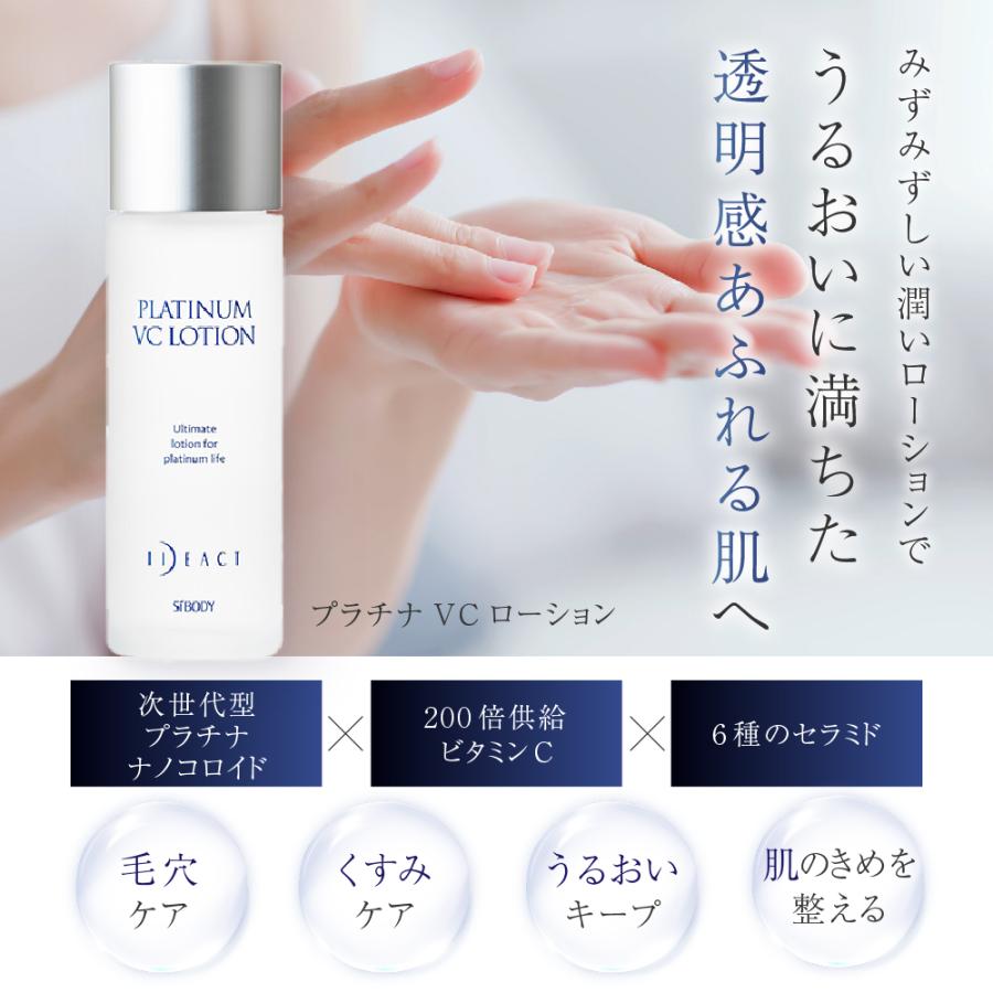 PLATINUM VC SERUM & MILK セット イデアアクト プラチナVCミルク