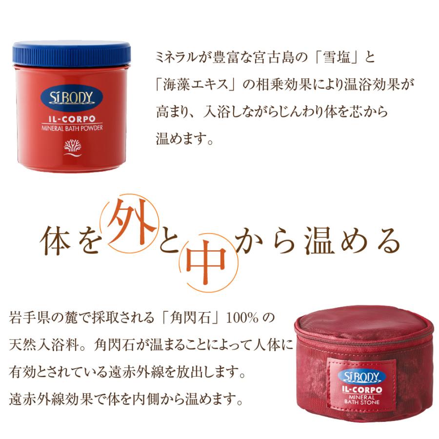 イルコルポ ミネラルバスパウダー ミネラルバスストーン ミネラル