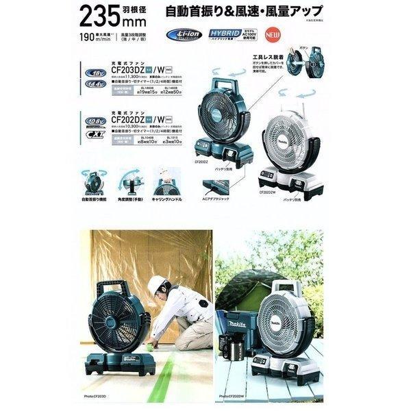 マキタ（makita） ☆自動首振り□マキタ 14.4V 18V 充電式ファン